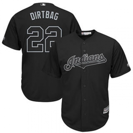 العاب ملاهي Indians #22 Jason Kipnis Black Dirtbag Players Weekend Cool Base Stitched Baseball Jersey العاب ملاهي